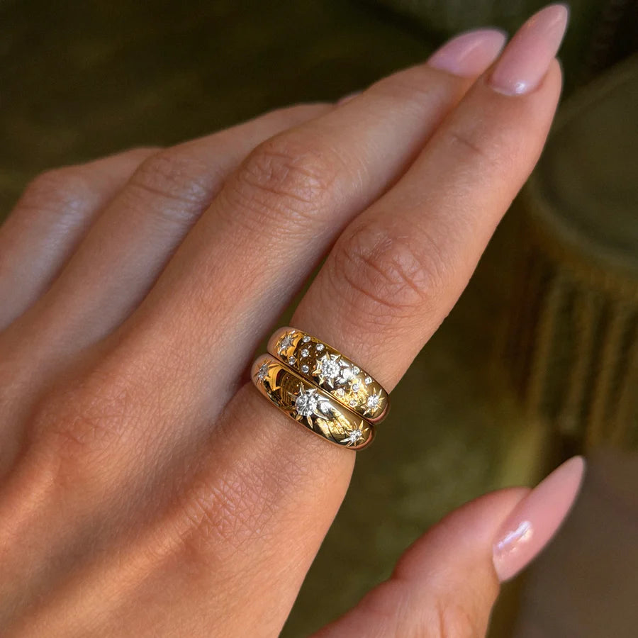 Star Set Diamond Ring