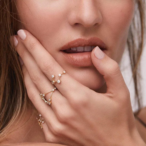 Big Dipper Constellation Diamond Ring
