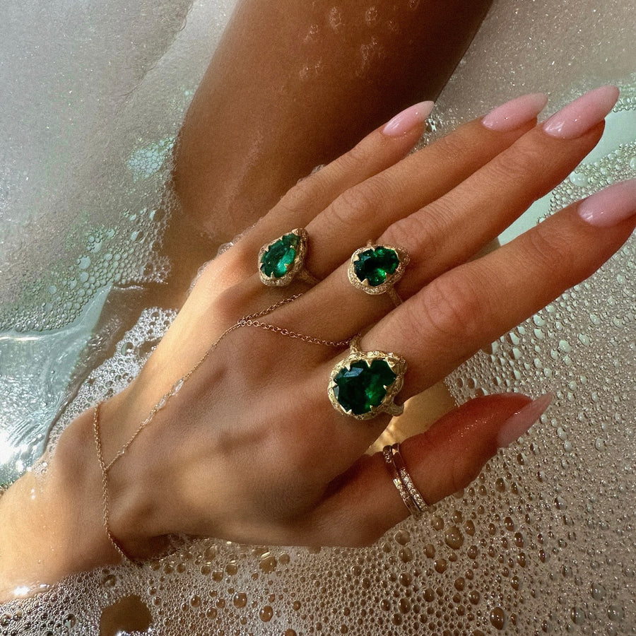 Sevenfold Diamond Stack Ring