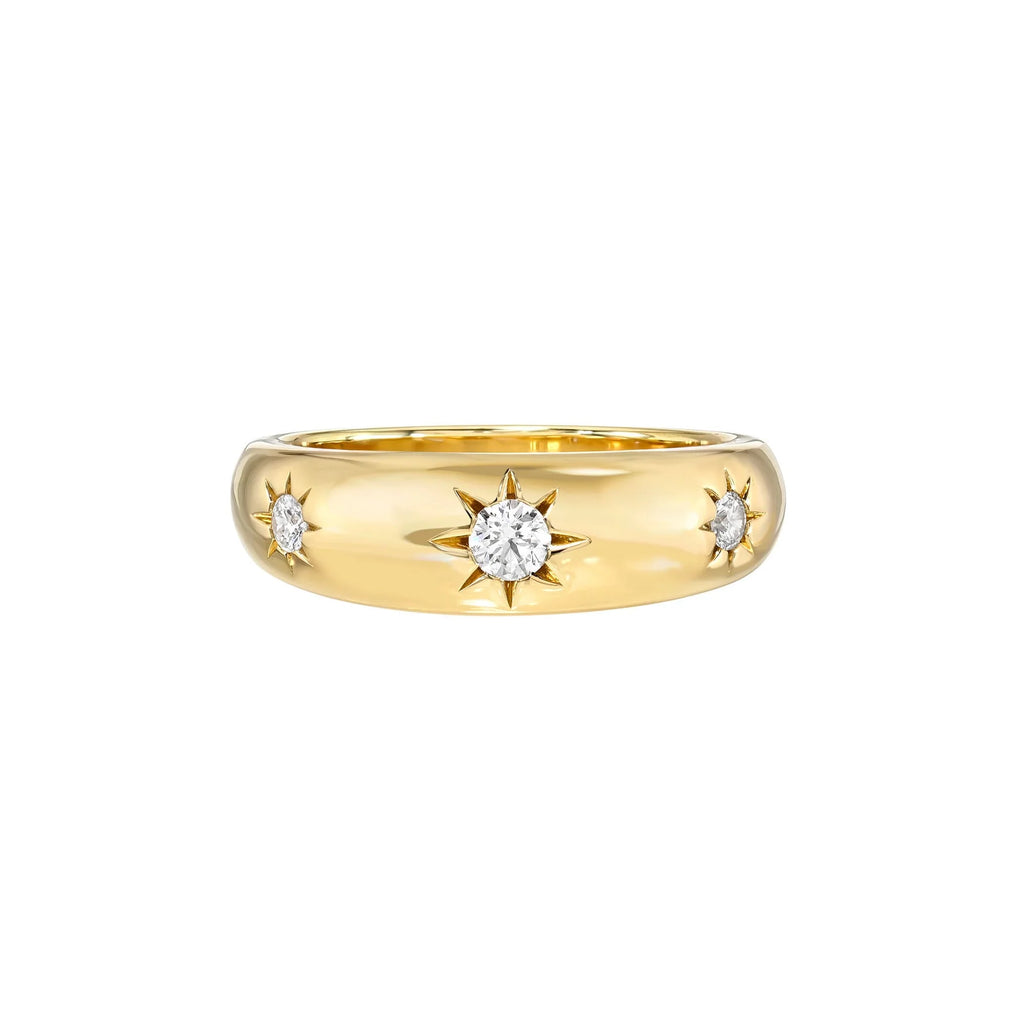 Star Set Diamond Ring