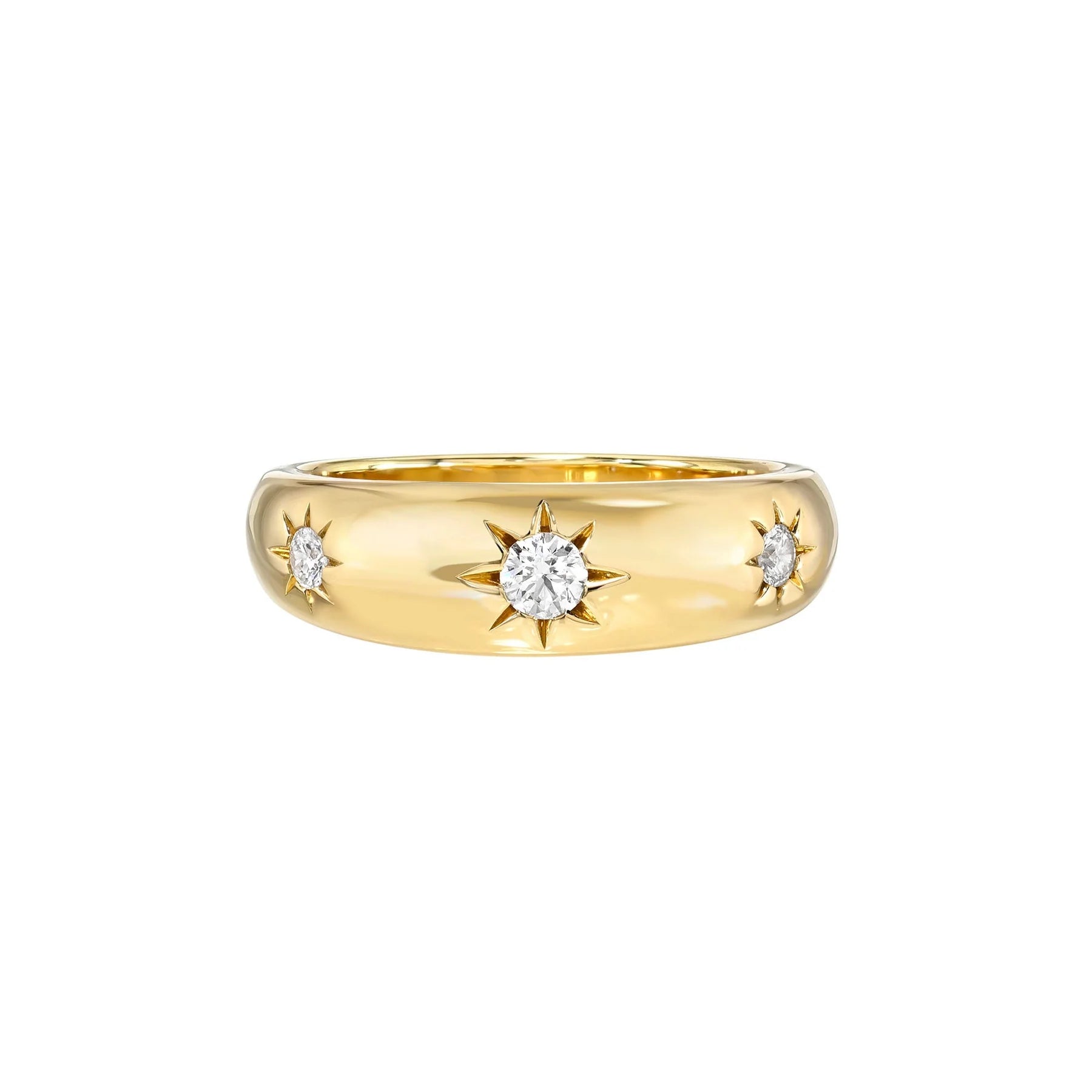 Star Set Diamond Ring