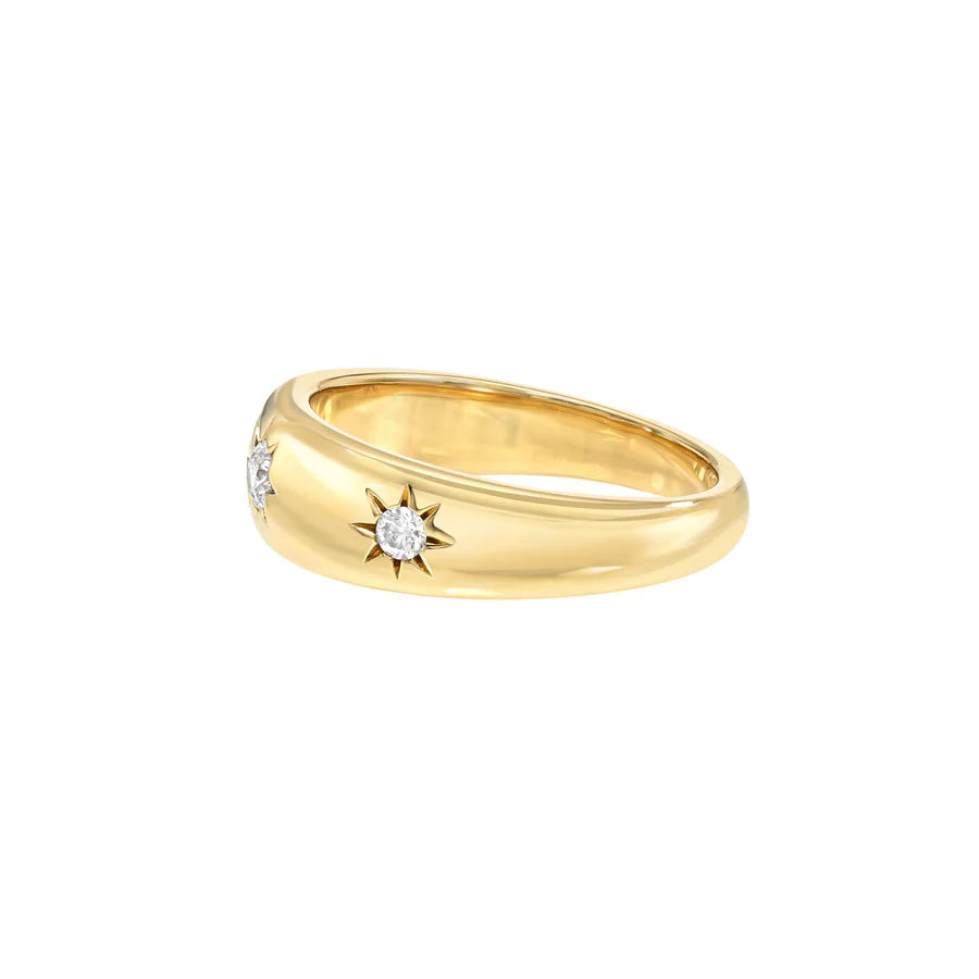 Star Set Diamond Ring