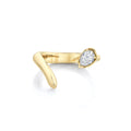 The Tusk Ring | Pear Diamond